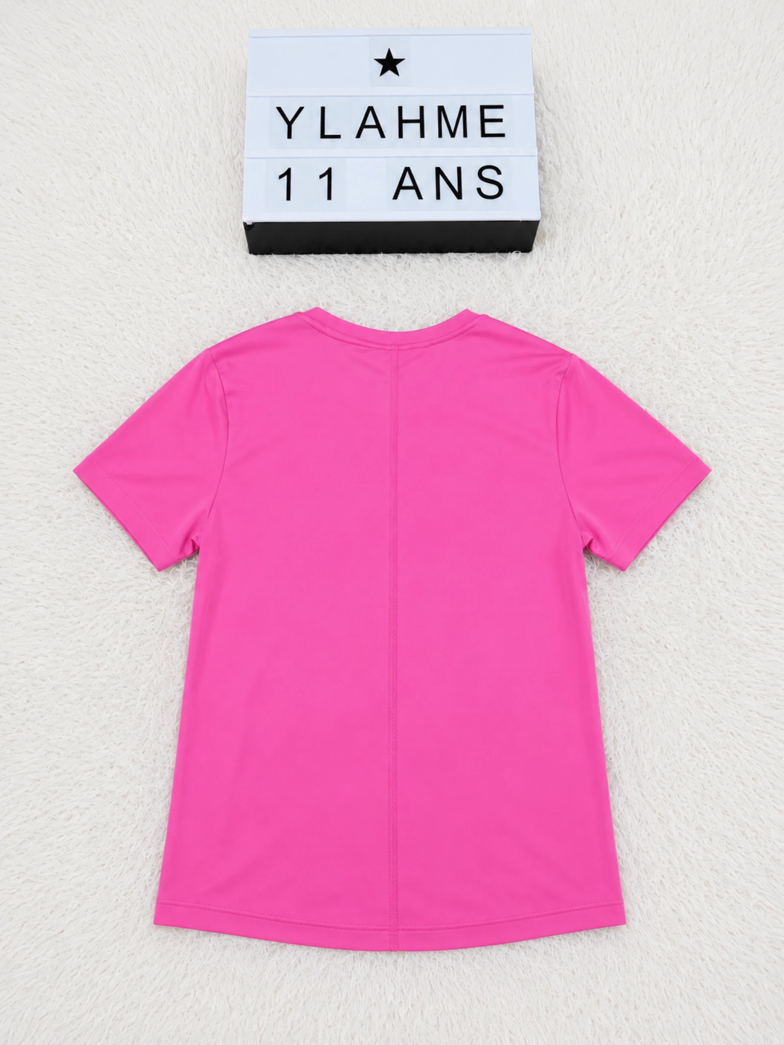 T-shirt Nike Dri-FIT rosa fúcsia tamanho M 12 anos 👒 – photo 5